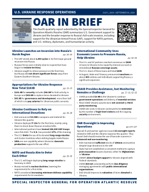 OAR 简要介绍美国乌克兰响应行动